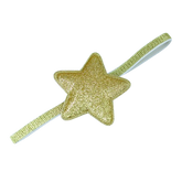 Star Glitter Headband Golden 0-24M